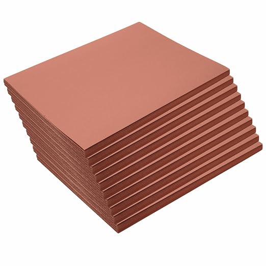 Colorations 9" x 12" Mediumweight Brown Construction Paper by Colorations