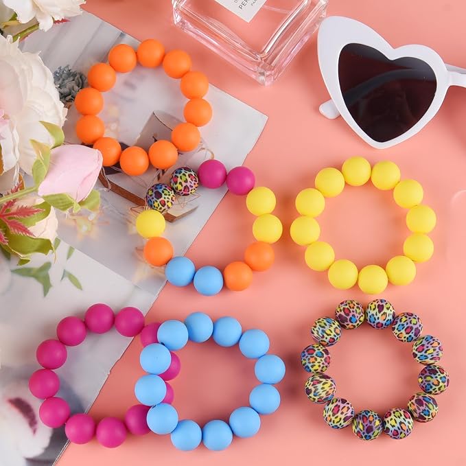 ASTARON 100 Pcs 15mm Silicone Beads - Image 6