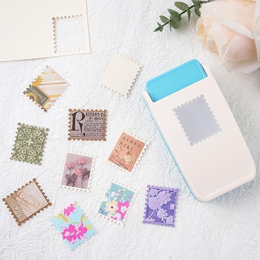 BAOFALI 2Pcs/Set Stamp Puncher 1.25x1.5inch &1x0.8inch Rectangular Postage - Image 7