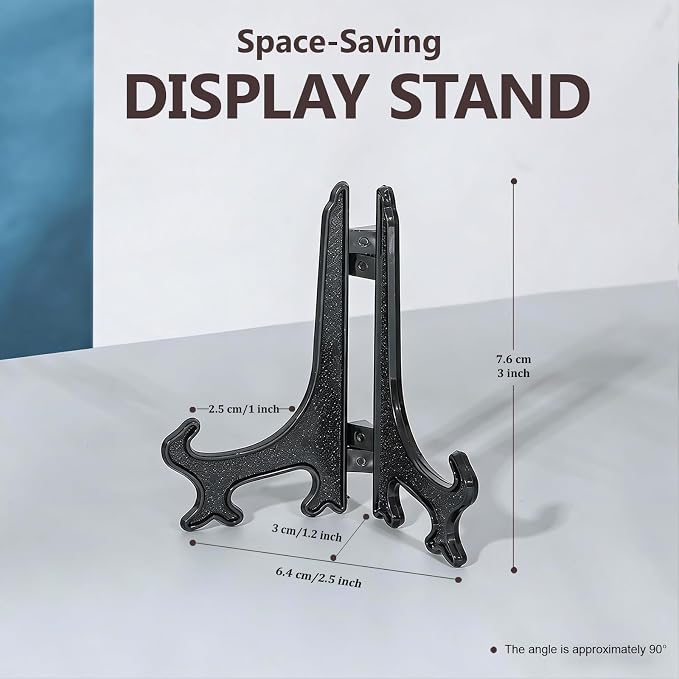 Artliving 3 Inch Acrylic Card Display Stands, Small Plastic Easels and - Image 3
