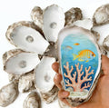 20Pcs 4-5 Inch Large Natural Oyster Shells by Unknown