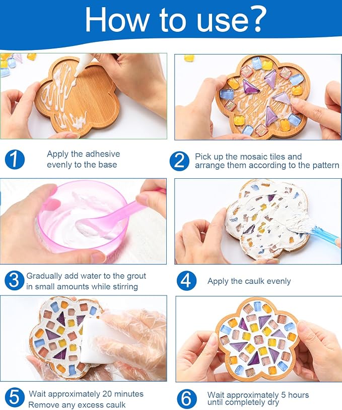 4 Sets DIY Mosaic Kits for Adults - Image 5