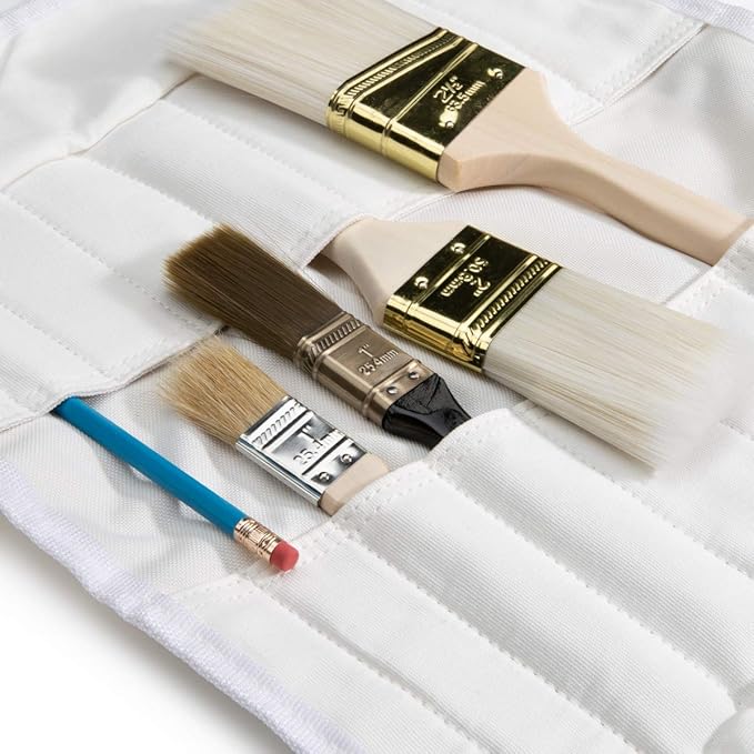 Dickies Work Gear 57046 White Paint Brush Roll, Small