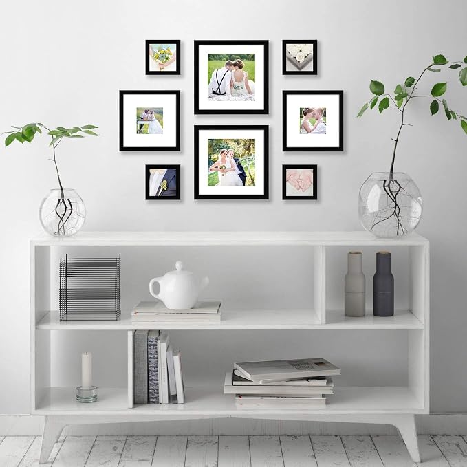 Americanflat Square Picture Frame Set in Black - Image 5