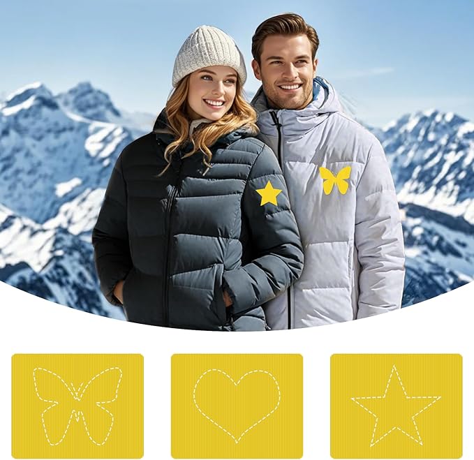 45PCS Nylon Repair Patch Self-Adhesive Pre-Cut Fabric Patch Down Jacket Repair Patches for Puffer Jackets Tenacious Tape Polyester Waterproof Lightweight Tent Repair Patch for Clothes Bag(Yellow)