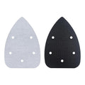 2 Pack Mouse Detail Sanding Interface Pads 5 Holes, Hook and Loop Mouse Sander Triangle Sanding Pads, Foam Pads for Detail Sander 140mm*100mm