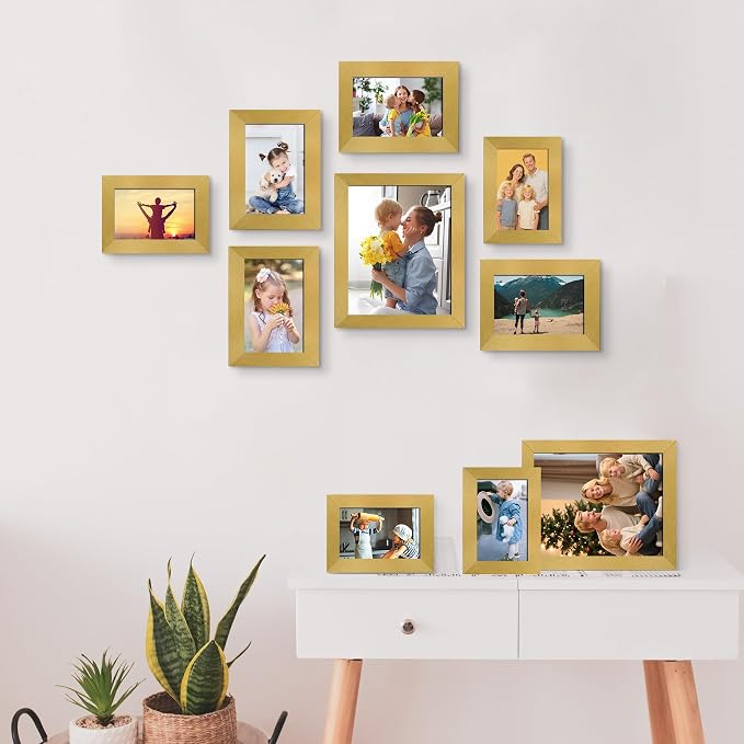 LUCKYLIFE Picture Frames Collage Wall Decor 10-Pack, Gallery Wall Frame Set - Image 7