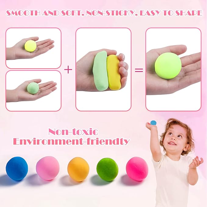 EDIFON Air Dry Clay, 24 Colors Modeling Clay - Image 2