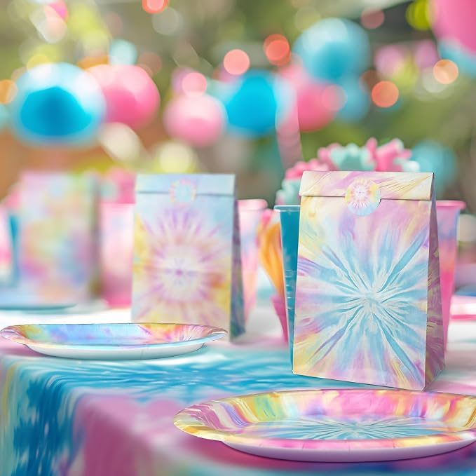 Tie Dye Party Decorations Set - Image 6