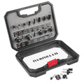 Router Bits 1/4 Inch Shank 15 Pieces, Tungsten Carbide 1/4" Router Bit Set, for Professional and Beginners Carpenter