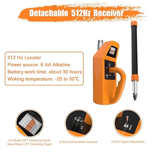 Anysun Sewer Camera with Locator, Pipe Camera with 512Hz Sonde Transmitter and Receiver, IP68 Waterproof Industrial Plumbing Endoscope Drain Snake Cam with 7" LCD Monitor, 8G SD Card (165Ft/50M Cable)