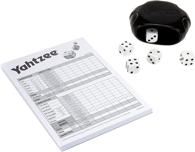 Hasbro Gaming Yahtzee Game, Fast-Playing Dice Games - Image 5