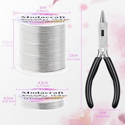 3Rolls 20/24 Gauge Silver Wire - Image 4