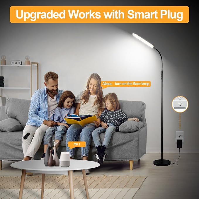 marctronic Floor Lamp, 18W 1800LM Super Bright LED Floor Lamp - Image 8