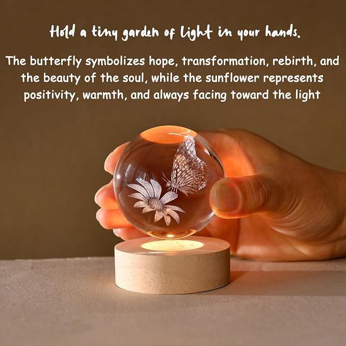 IFOLAINA Butterfly Crystal Ball Gifts Ideas - Image 4