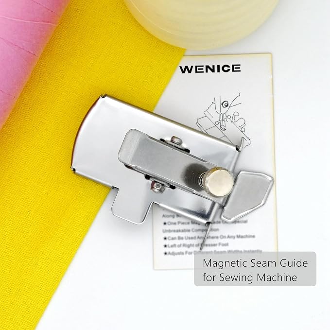 Magnetic Seam Guide for Sewing Machine, Guide Sewing Presser Foot, Seam Gauge - Image 3
