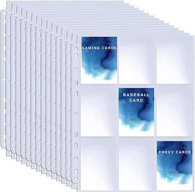 9 Pocket Page Protector, 200 Pack Trading Card Sleeves - Image 8
