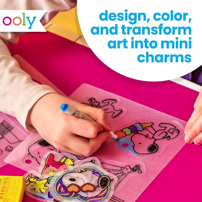 Ooly x Peanuts Snoopy 34 PC DIY Shrinking Art Kit - Image 3