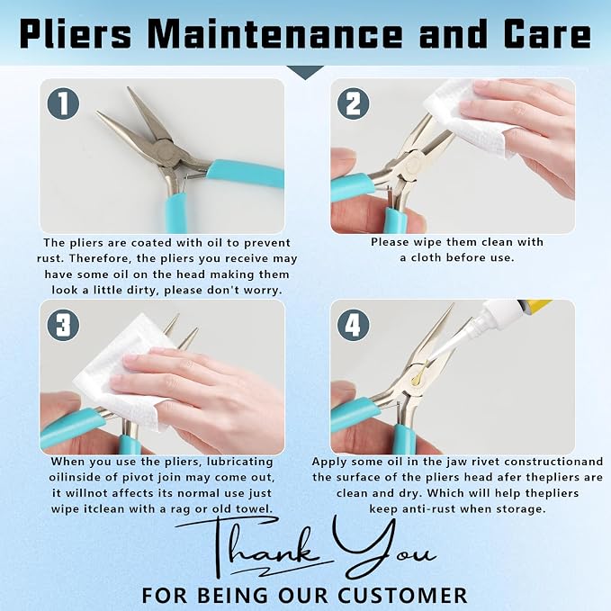 3 Pcs Jewelry Pliers Set - Image 5