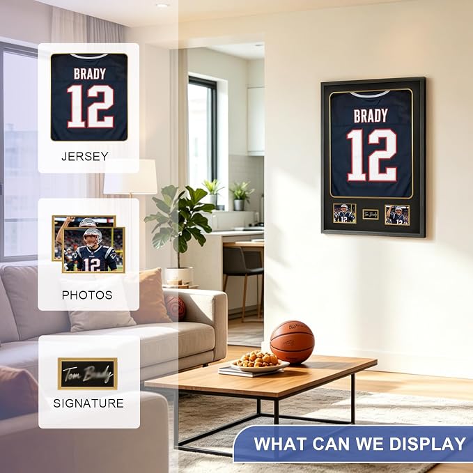 IHEIPYE Jersey Frame Display Case 3 Pack - Image 6