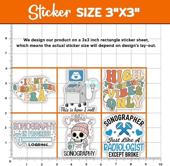 MAIANEY Sonographer Sticker Pack - Image 4