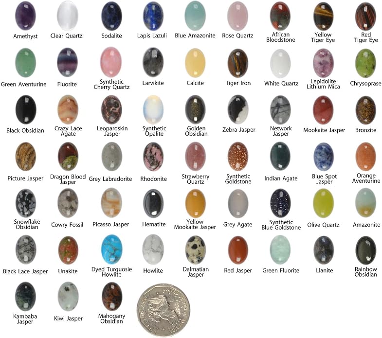 Wholesale Lot Multi-color Gemstone Round Oval Cab Cabochon - Image 2