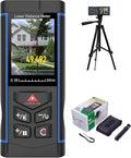 330ft Laser Distance Measuring Tool with Camera, Long Range Laser Meters with Tripod for Home Renovation, Interior Design, DIY Projects, Area, Volume & Distance Measurement