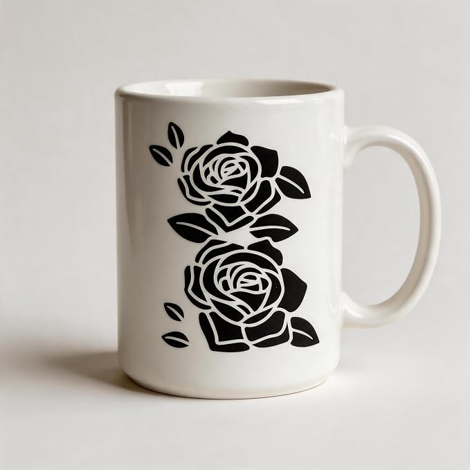TIAMECH A4 Reusable Rose Flower Stencil - Image 3