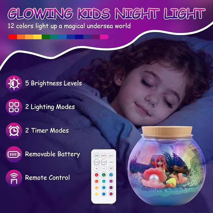 Mermaid Terrarium Kit for Kids - Image 5