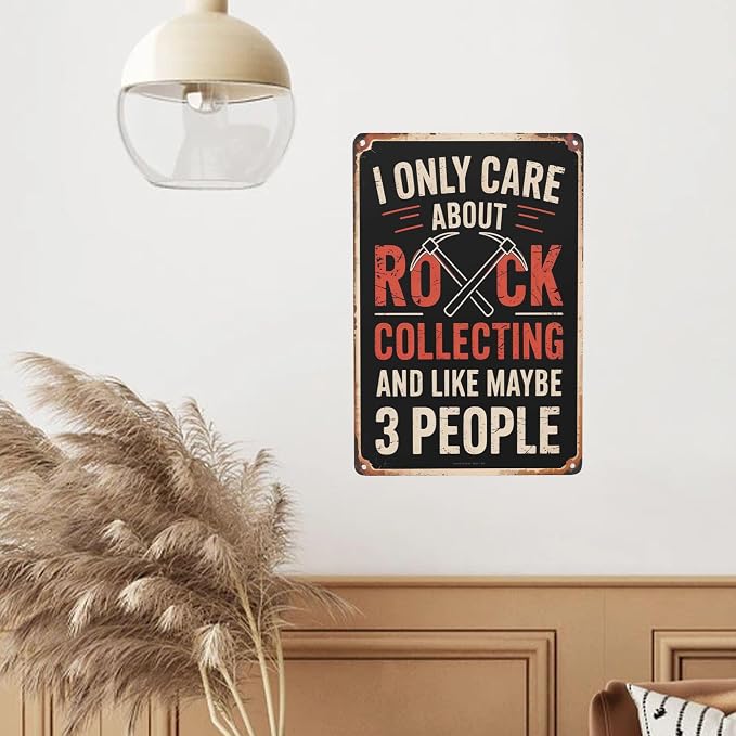 8x12 Inch Metal Sign Rock Collecting Rockhound Retro Wall Decor - Image 6