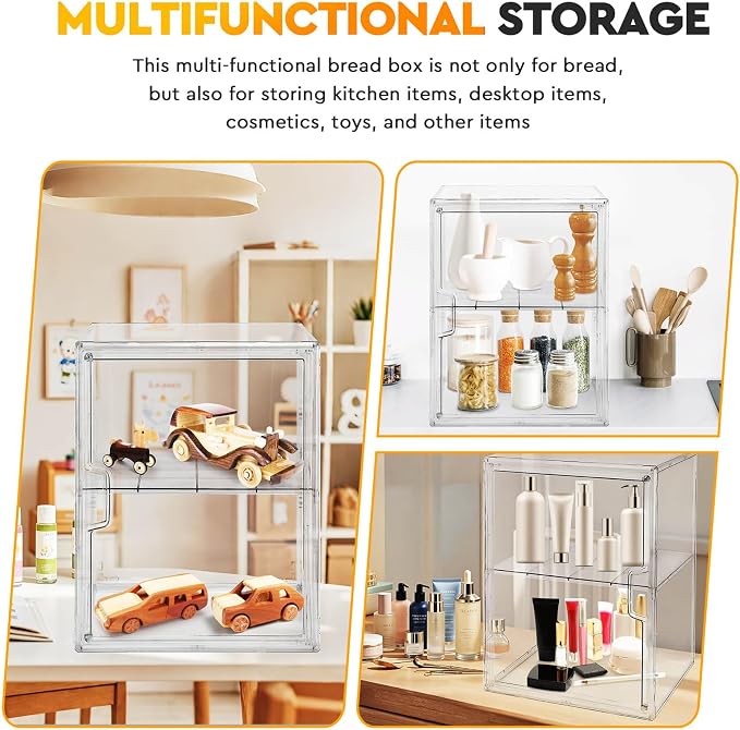 MEI NIAN Pastry Display Case, Bread Box - Image 7
