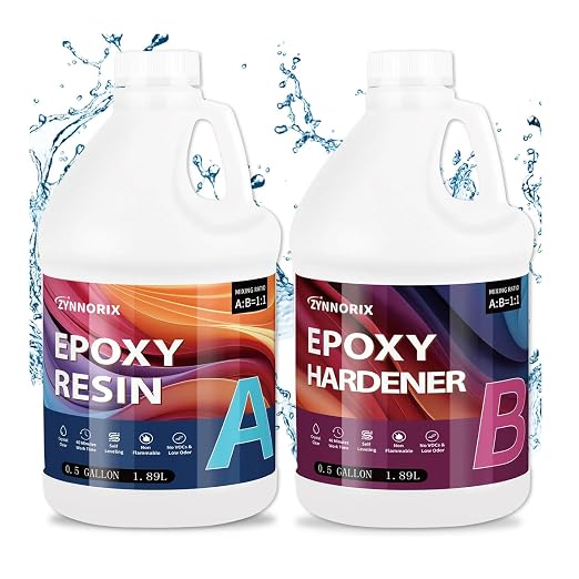 Resin Epoxy 1 Gallon, 3×UV Resistant, Self Levefing, River Table, Molds Casting by Unknown
