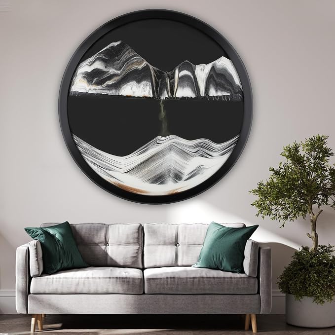 Mtadmai 24" Moving Sand Art, 3D Sand Art Pictures Deep Sea Sandscape Living by Unknown