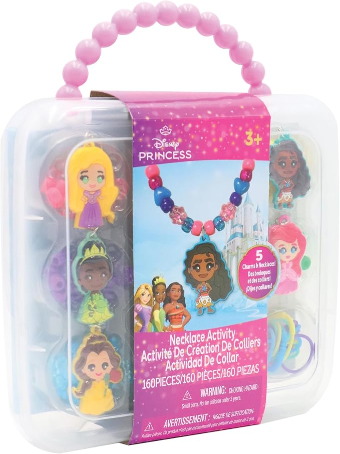 Disney Princess Necklace Activity Case – Jewelry Making Kit - Image 2