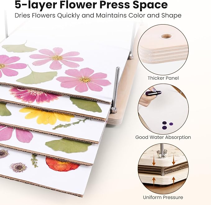 Aboofx Extra Large Flower Press Kit - Image 3