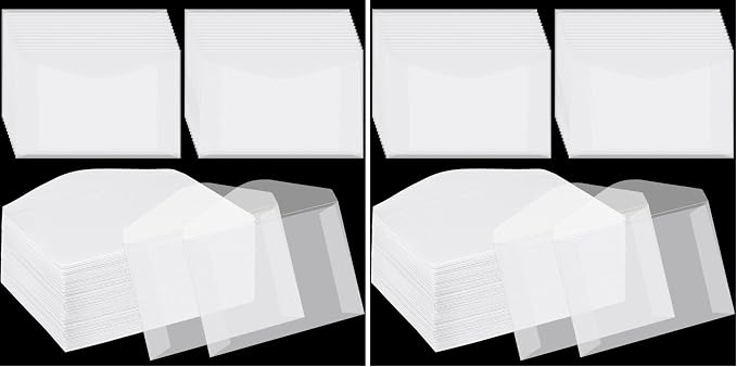 Geyee 200 Pcs Glassine Ticket Envelopes by Geyee