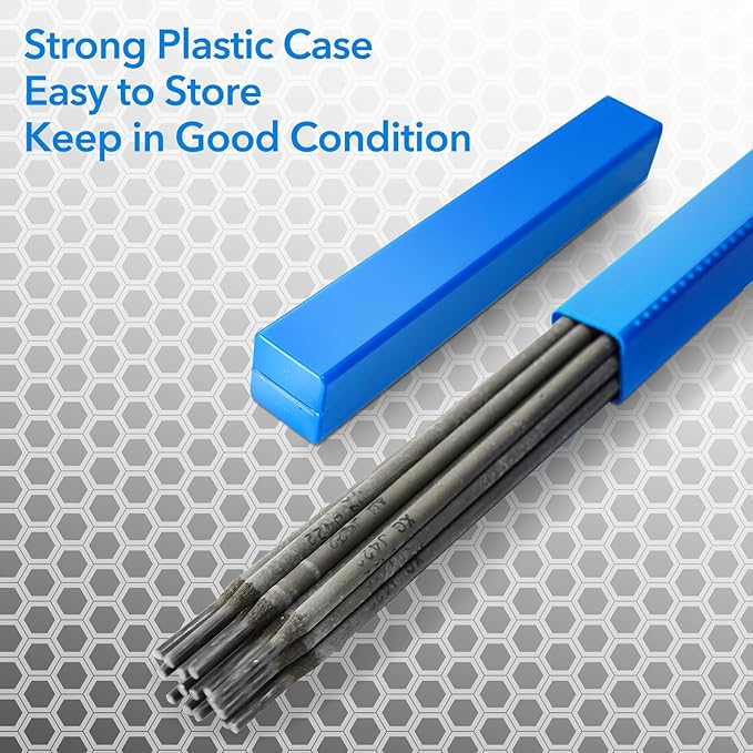 3/32" Welding Rod J422 Carbon Steel Stick Electrodes for Welding Machine Element Construction Pressure Pipes 1LB