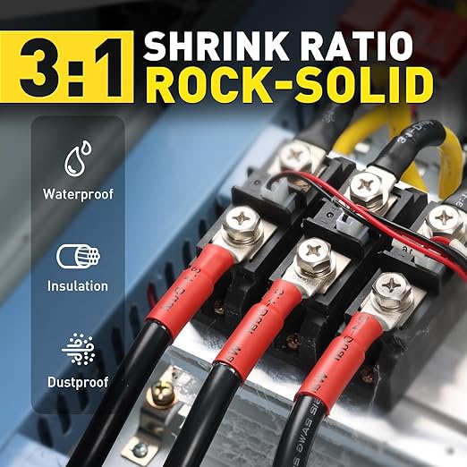 haisstronica 620 PCS All in One Set with Solder Seal Wire Connectors,3:1 Heat Shrink Tubing and Heat Gun,Solder Sticks Wire Terminals Electrical Connectors for Automotive, Marine, Trailer Wiring