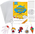 175 Pieces Shrink Plastic Sheet Kit Includes 25 Pieces Shrink Plastic Sheets by Csyidio