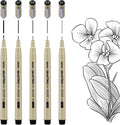 5-Piece Fineliner Pen, for Art, Writing & Bullet Journaling by Unknown