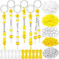 Landical 564 Pcs DIY Bead Keychain Kit Key Chain Making Craft Adjustable Letter by Landical
