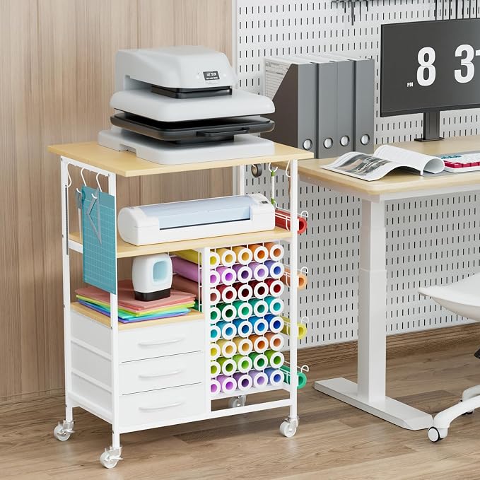 Homsorout Movable Heat Press Table - Image 2