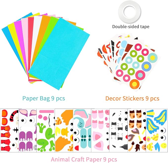WATINC 9Pack Hand Puppet Art Craft - Image 2