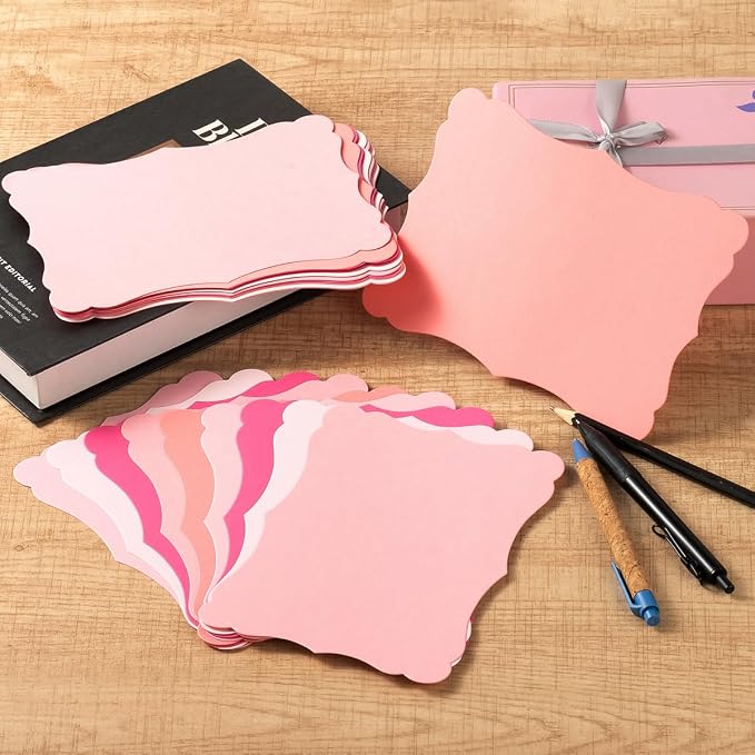 50 Pack Blank Kraft Greeting Cards, 5 Colors, 5x7IN | Thick Cardstock Paper - Image 7