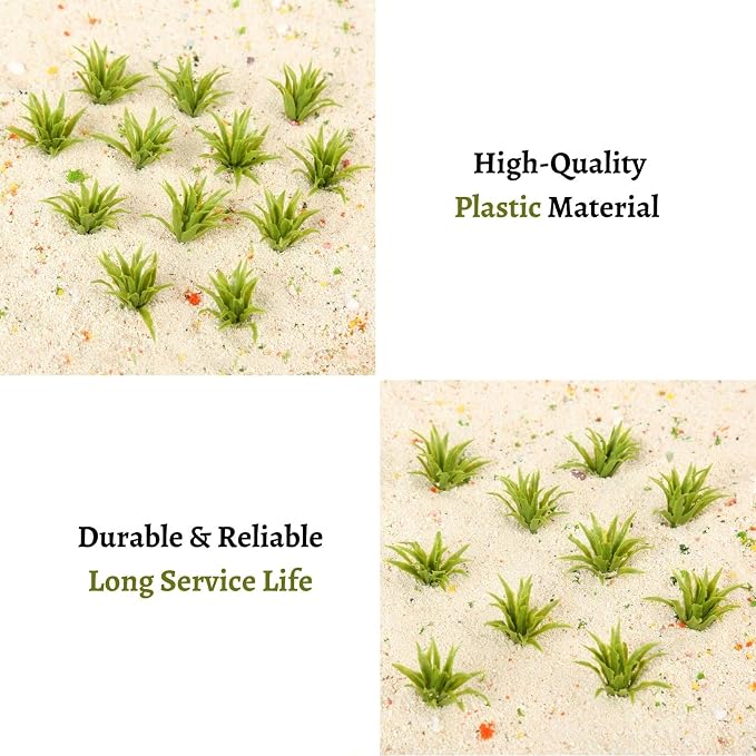 Yetaha 50pcs Green Shrubs Bush Model, Aritificial Plants, Railway Wargame Park - Image 7