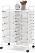 BECOMFORT 15-Drawer Rolling Cart by BECOMFORT