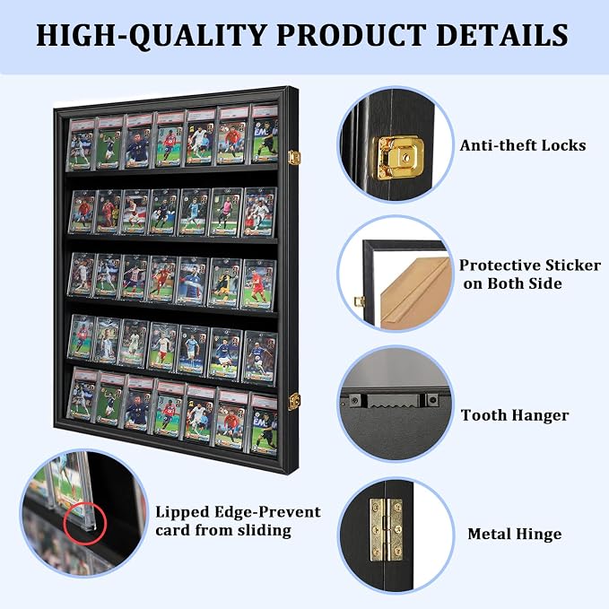 35 Graded Sports Card Display Case - Image 4