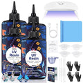 KISREL UV Resin with Light - 400g Hard Type Crystal Clear Ultraviolet Curing UV by KISREL
