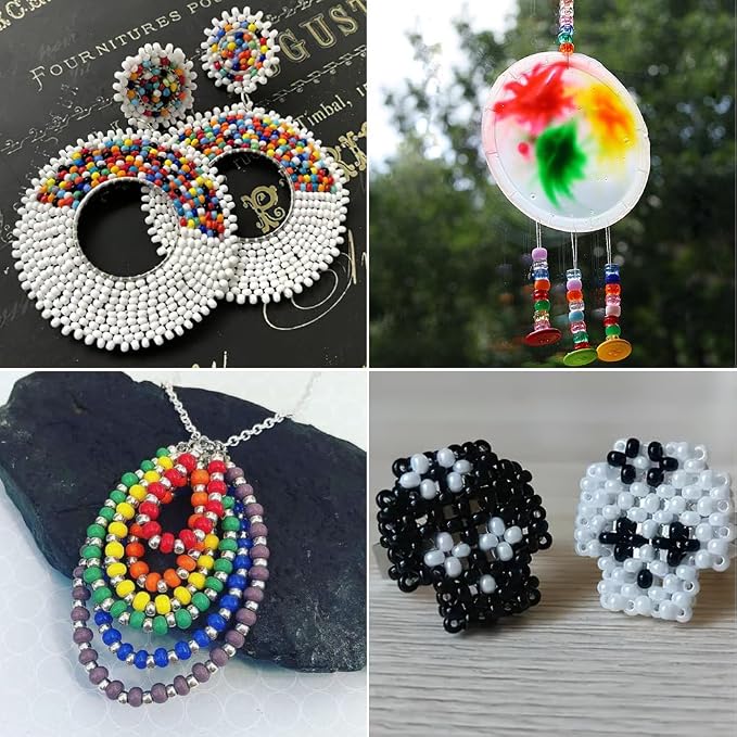 Pony Beads 4000 Pcs, Beads for Bracelets, Hair Beads, Beads for Jewelry Making - Image 4