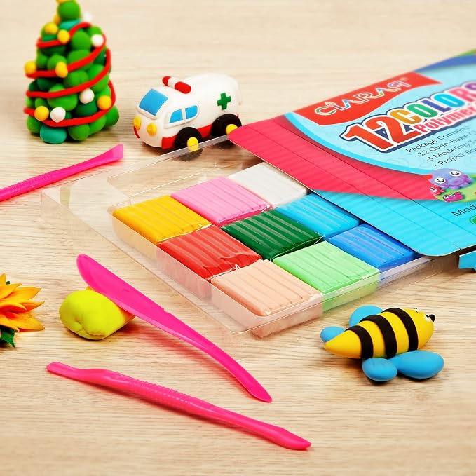 CiaraQ Polymer Clay Kit, Mini Modeling Clay Set | - Image 4